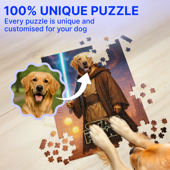 Star Paws - Custom Dog Puzzle