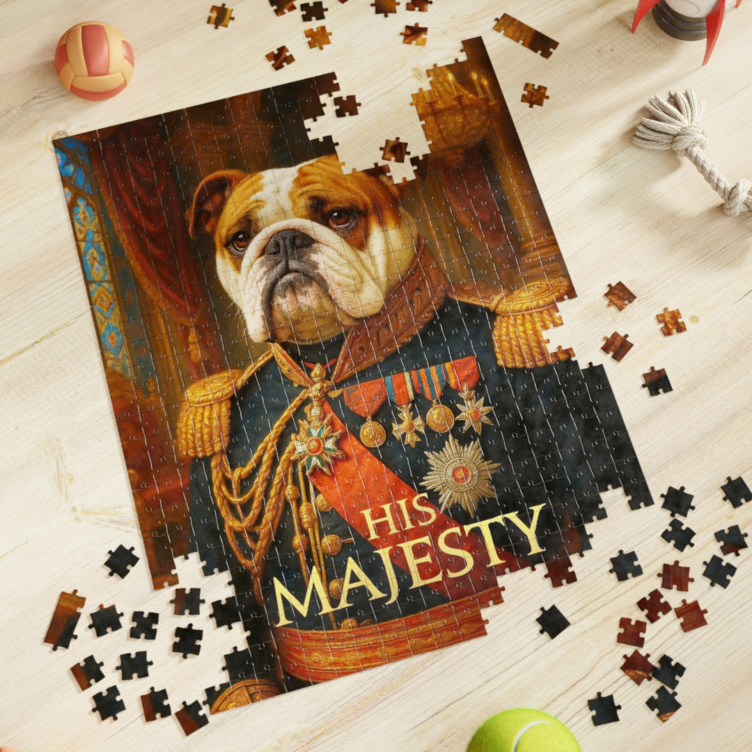 His Majesty - Custom Dog Puzzle