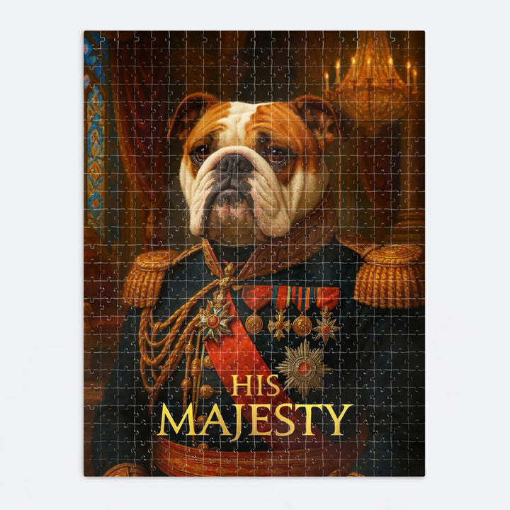 His Majesty - Custom Dog Puzzle